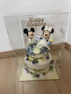 ウェディングケーキ　置物　ディズニー　ミッキーミニーのサムネイル