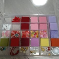 《値下げしました》つまみ細工キットのサムネイル