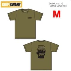 グリップスワニー グローブロゴＴシャツ オリーブ M　GSMCT-117