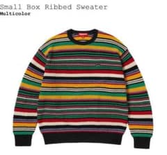 SUPREME Small Box Ribbed Sweater Multi - メルカリ