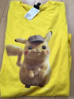 H&M ポケモン 名探偵ピカチュウ コラボ長袖Tシャツ Mサイズのサムネイル