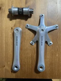 美品 競輪 クランク7710 BB 7700 165 NJS デュラエース - メルカリ