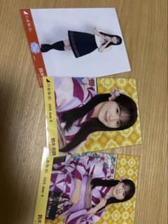 乃木坂46 鈴木佑捺　生写真 3枚セットのサムネイル