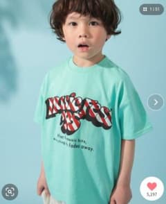 ミントグリーン グラフィックTシャツのサムネイル