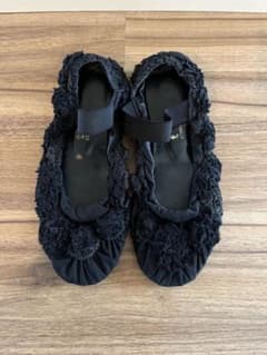 TAO COMME des GARCONS Black Flat Shoes