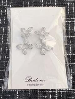 Bride me 蝶　キュービックジルコニアイヤリングのサムネイル
