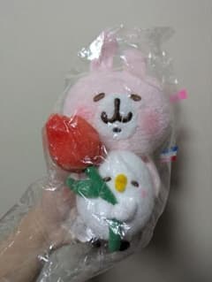 カナヘイの小動物 ピスケ＆うさぎ チューリップ ぬいぐるみのサムネイル