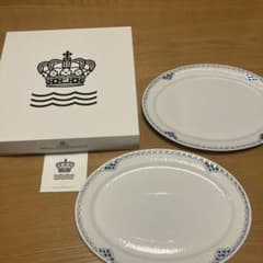 ロイヤルコペンハーゲン プリンセスオーバルディッシュ 2枚セット