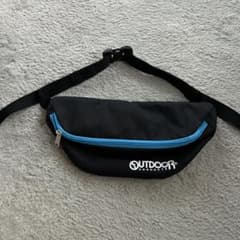 OUTDOOR PRODUCTS ウエストポーチ ブラック ブルーのサムネイル