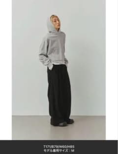 アリシアスタンブラックワイドパンツ Sサイズのサムネイル