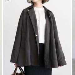 Snordrelチャコールナイロン Aラインコート - メルカリ