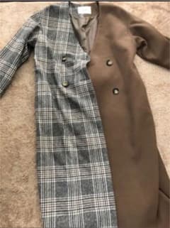 ECLIN チェックコート 美品 今季 moussy emodaのサムネイル