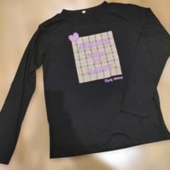 TOPVALU 長袖Tシャツ ブラック 160cmのサムネイル