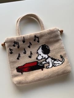 フェイラー feiler スヌーピー 手付き巾着バッグ - メルカリ