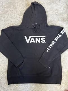 VANS ロゴプリント プルオーバーパーカー ブラック XLのサムネイル