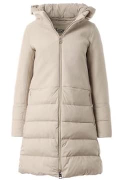 g*3様 HERNO 異素材 ダウンコート ライトベージュ - メルカリ