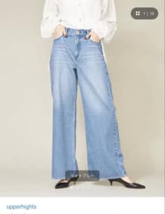 定価2.7万✨️upper hights conteフレアデニムパンツQUATRE upper hights for conte フレアデニムパンツ QUATRE - メルカリ