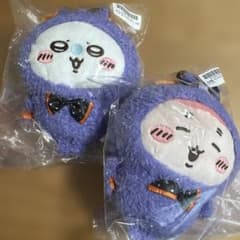 ちいかわ ハロウィンがまぐちポーチ② モモンガと古本屋セット