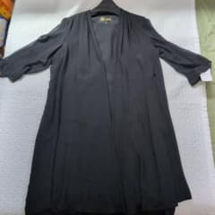 TOKYO SOIR黒 シフォン ロングカーディガン 喪服 - メルカリ