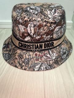 Christian Dior バケットハット 花柄 58cm - メルカリ