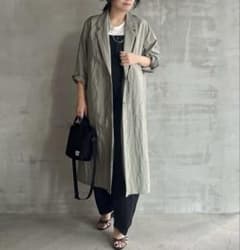 HELIOPOLE SHINY SHEER LIGHT COAT - メルカリ