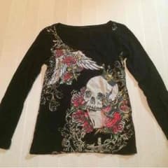 diallelaien オラオラ系 スカルTシャツのサムネイル