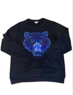 KENZO スウェット タイガー刺繍 ブラック Mサイズ - メルカリ