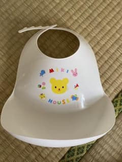 値下げ❗️ミキハウス お食事エプロン スタイのサムネイル