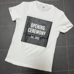オープニングセレモニー　ロゴTシャツ　XS コットンのサムネイル