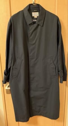 【美中古】 nanamica A.H 長谷川昭雄 ステンカラーコート ネイビー