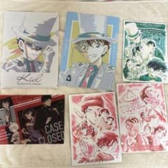 名探偵コナン 劇場版 下敷き クリアファイル6枚 セットのサムネイル