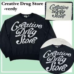 美品✨Creative Drug Store×VERDY！超希少な限定ロゴニット - メルカリ