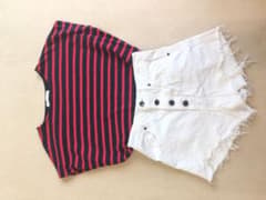 moussy マウジー ボーダーTシャツのサムネイル