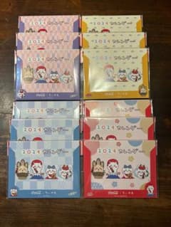 非売品　ちいかわ卓上カレンダー　4種セット×3のサムネイル