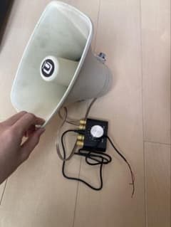 ノボル電機　拡声器　アンプとステー付　バイクのサムネイル