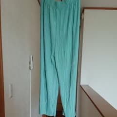 ミントグリーンプリーツパンツのサムネイル