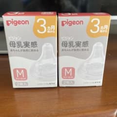 ピジョン 母乳実感 乳首 Mサイズ 2個入×2箱のサムネイル