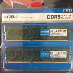 16GB DDR3L-1600 UDIMM 1.35V CL11のサムネイル