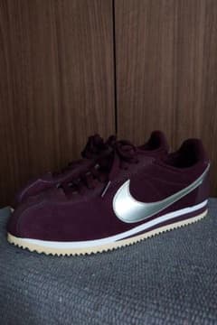 R*i様 NIKE CORTEZ コルテッツ バーガンディ×シルバーのサムネイル