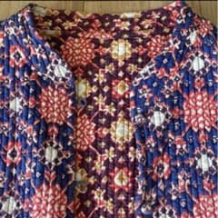 インド キルティングジャケット ラリーキルト カンタ 刺し子 ブロック