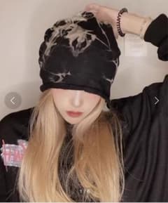 【完売品】 タイダイ ルーズシングルビーニー y2kのサムネイル