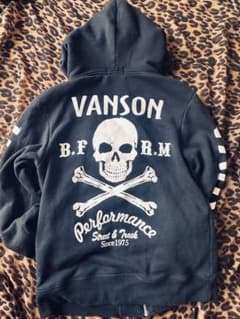 VANSON バンソン スカル パーカーのサムネイル