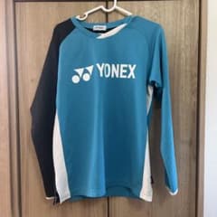 YONEX 長袖Tシャツ M 青/黒/白のサムネイル