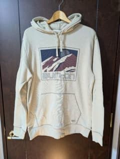 Burton ベージュ パーカー フーディー L-XLサイズのサムネイル