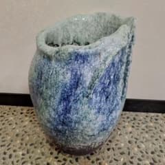 値下げ【新品・未使用】清流 傘立 へちもん 信楽焼 インテリア 鉢