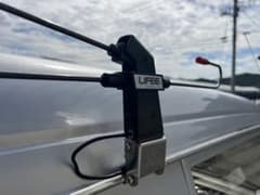 ナポレックス　LIFEE ダイバーシティアンテナ 割り箸アンテナ左右旧車当時モノのサムネイル