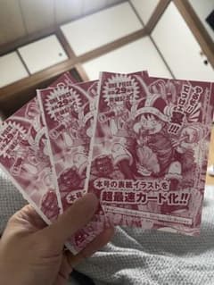 ONE PIECE 連載29周年突破記念 カード 3枚セット - メルカリ