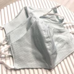 通気性抜群！子供用インナーマスク　ブルー　３枚セット　メッシュのサムネイル