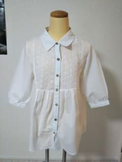 ブラウス  白ブラウス トップス  夏服のサムネイル