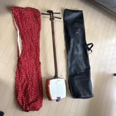 三味線 本体 胴掛け 弦 付属品セットのサムネイル